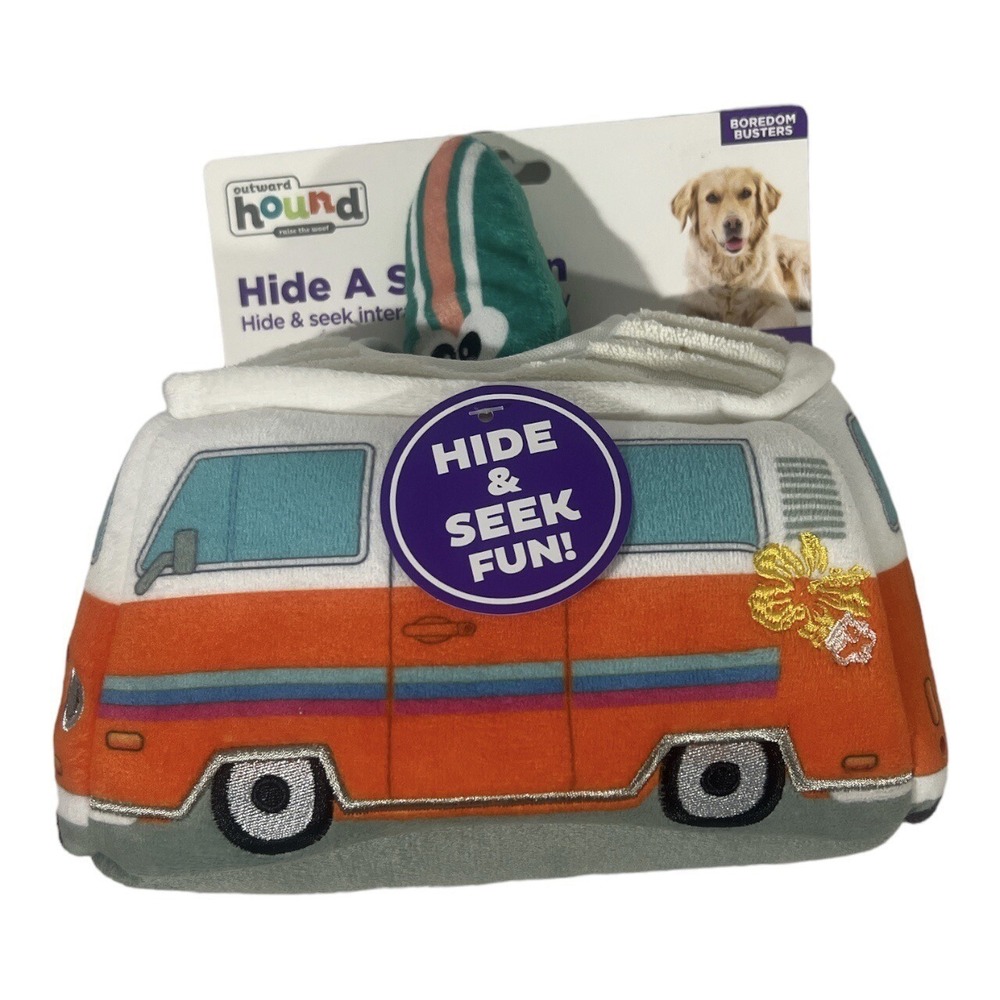 Outward Hound Hide A Squirrel‎ Plush Dog Toy Puzzle